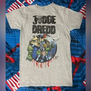Judge Dredd Comic Graphic Tee Shirt